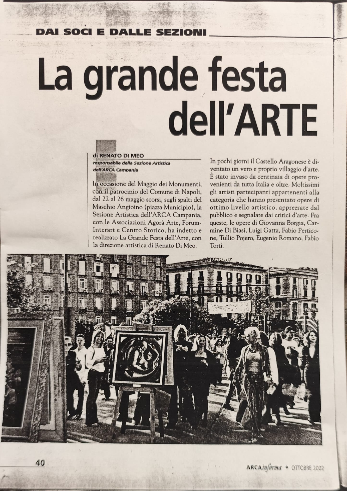 <La grande festa dell'arte - Napoli 2002